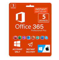 Microsoft Office 365 Lifetime License 5PC Devices PC or Mac